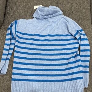 LOFT Light Blue Knit Sweater